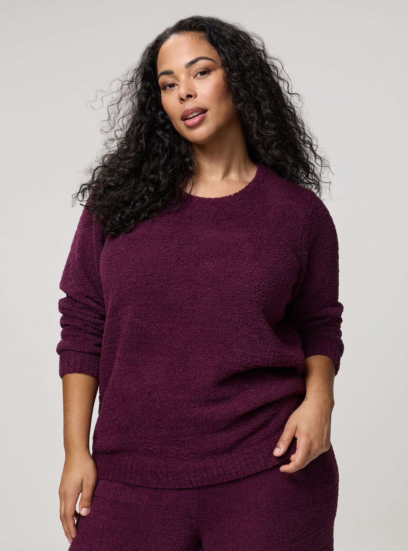 Teddy Lounge Pullover, WINTER BLOOM, hi-res