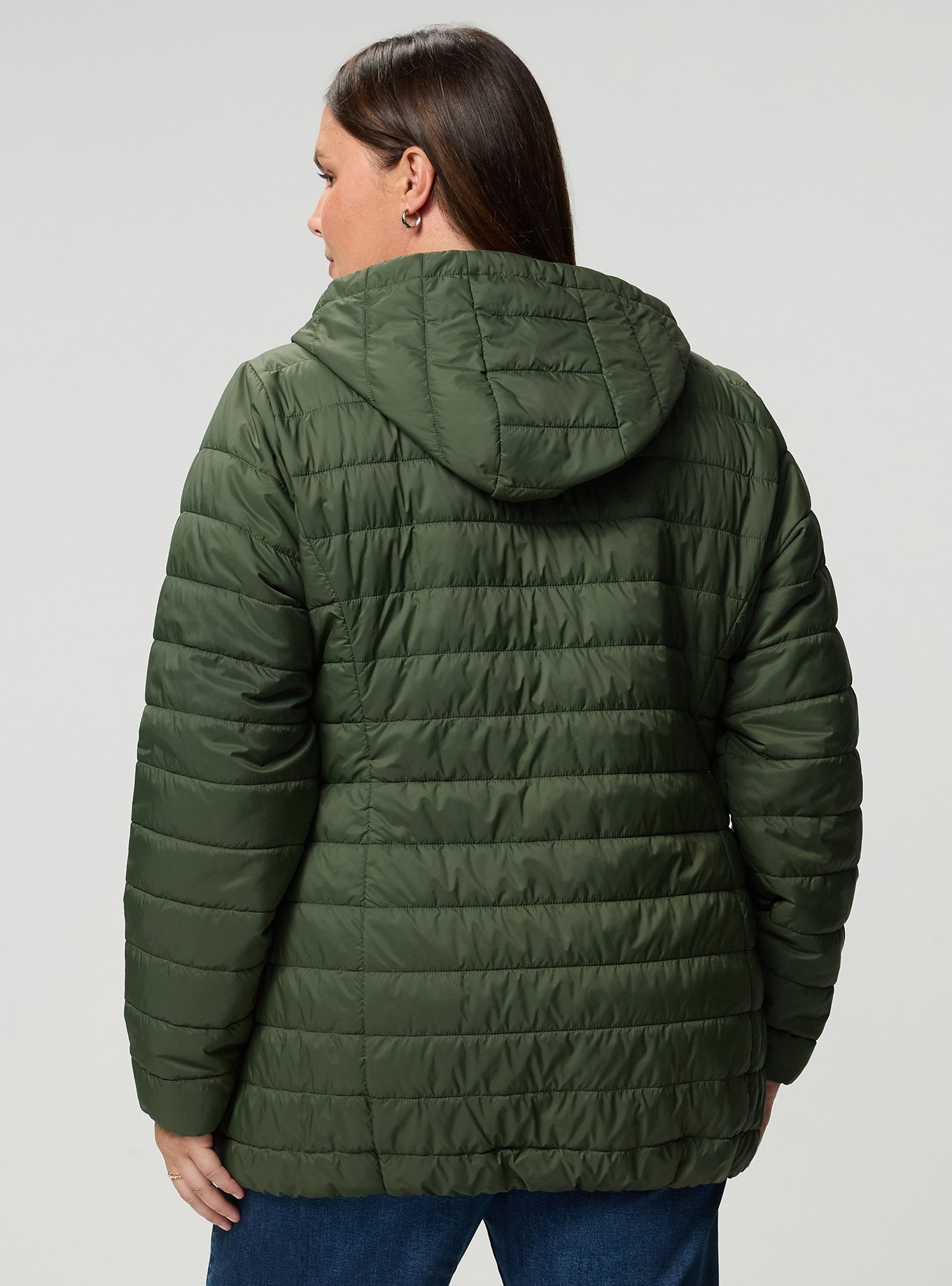 Nylon Lightweight Puffer Jacket, DEEP DEPTHS, alternate