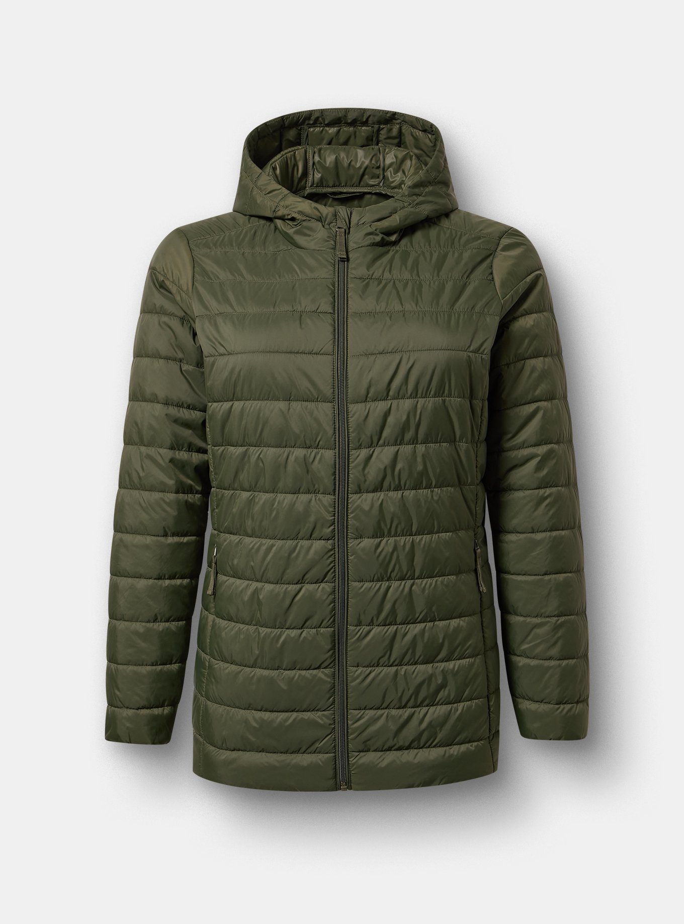 Nylon Lightweight Puffer Jacket, DEEP DEPTHS, flat
