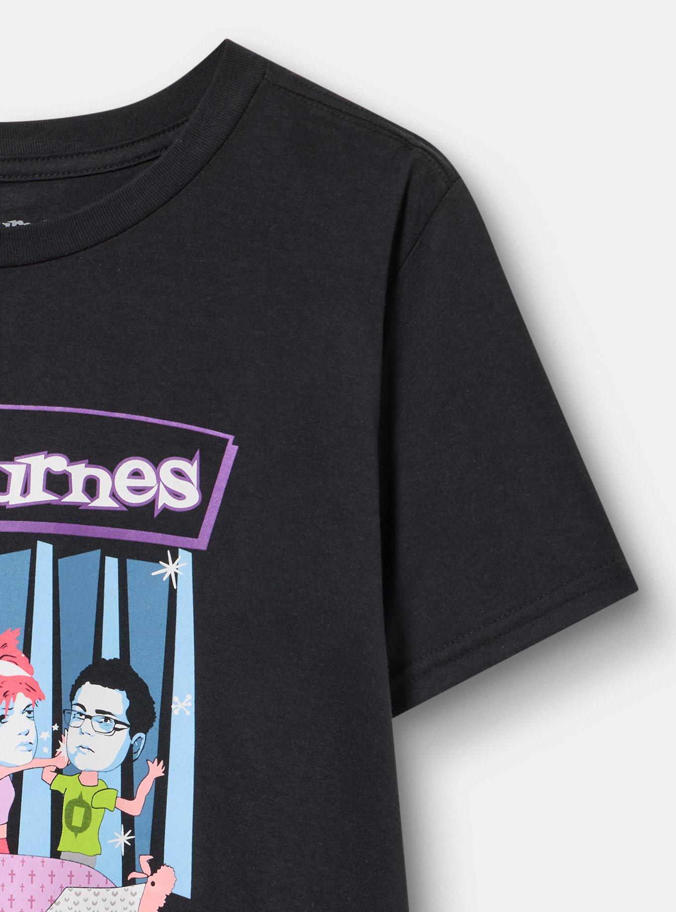 The Osbournes Classic Cotton Crew Tee, DEEP BLACK, alternate