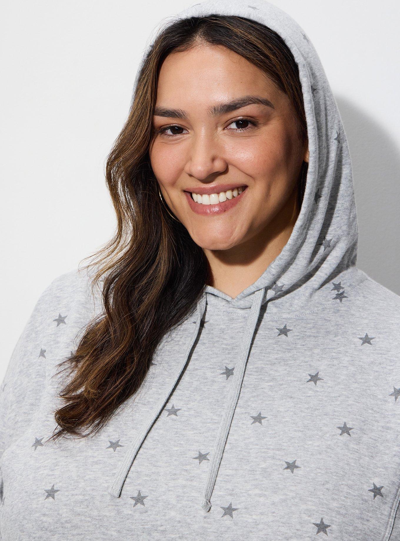 LoveSick Oversized Hoodie, LIVETTE STARS GREY, alternate