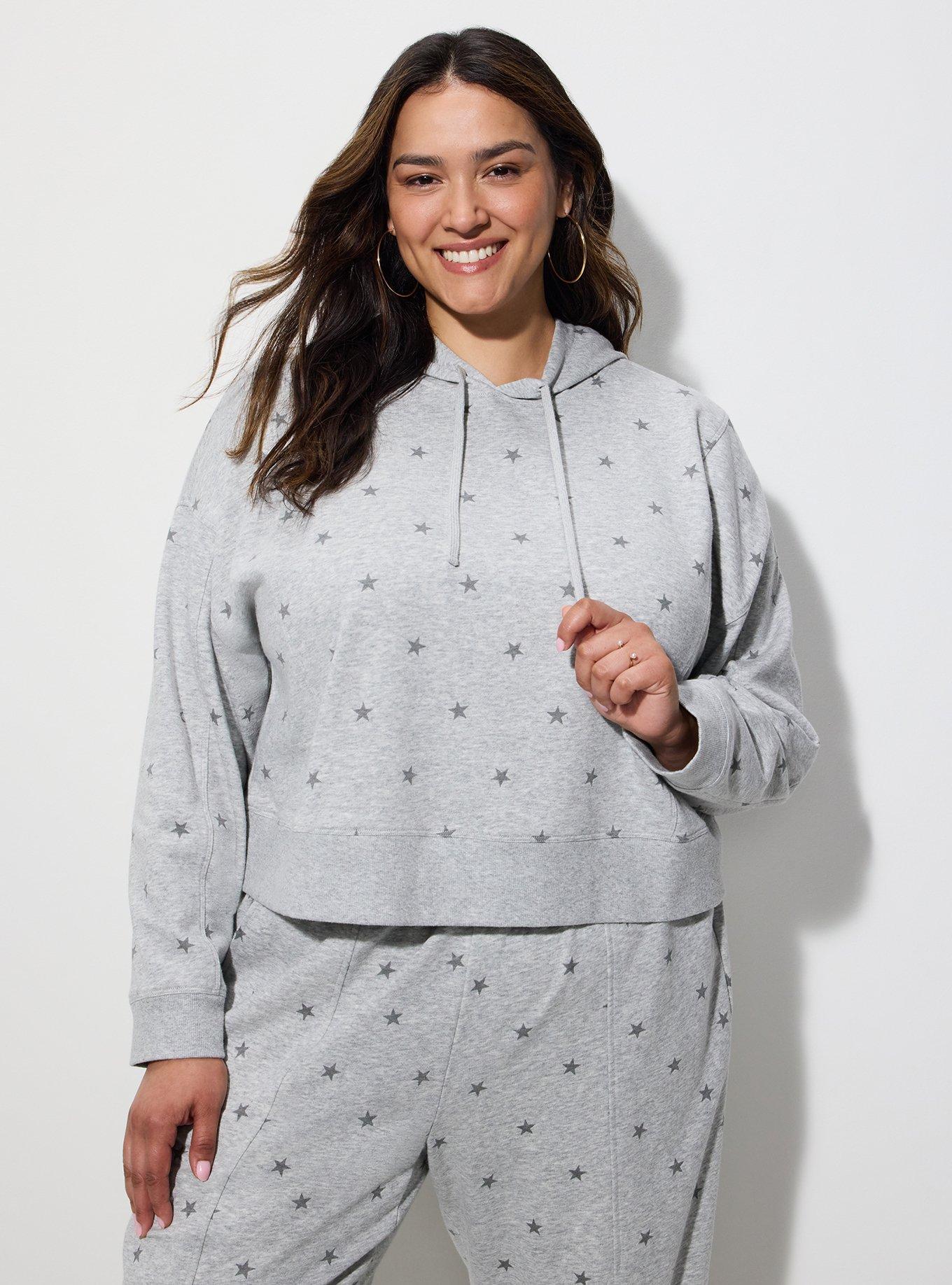 LoveSick Oversized Hoodie, LIVETTE STARS GREY, hi-res
