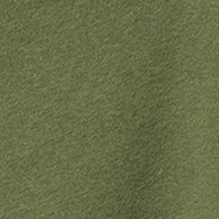 Cozy Fleece Y-Neck Crochet Mix Hoodie, BRONZE GREEN, swatch