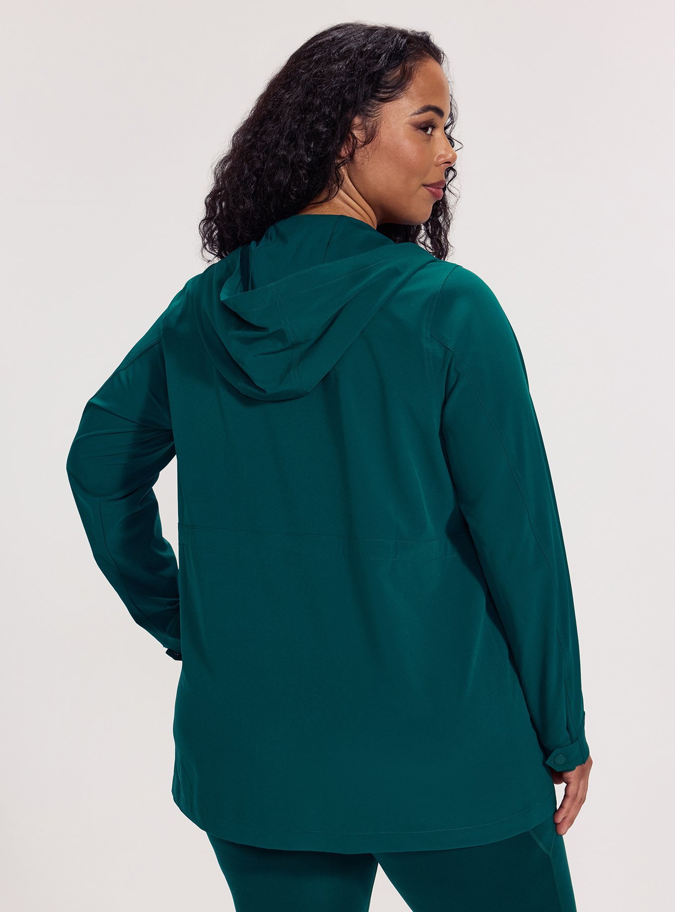 TRU Stretch Woven Utility Anorak Jacket, BOTANICAL GARDEN, alternate