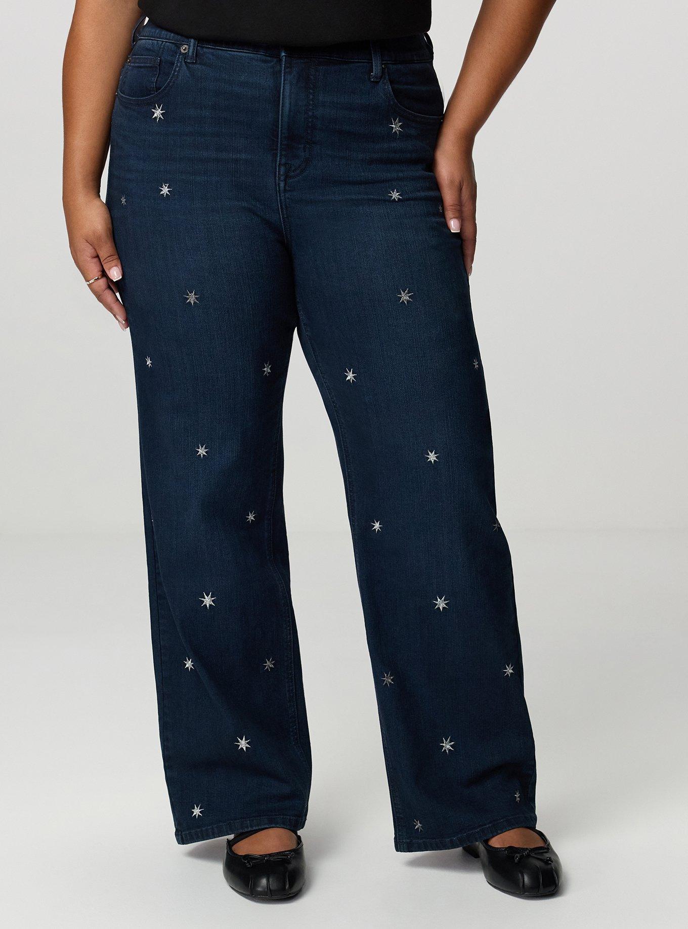 Bombshell Wide Leg High-Rise Jean, MARINA, alternate
