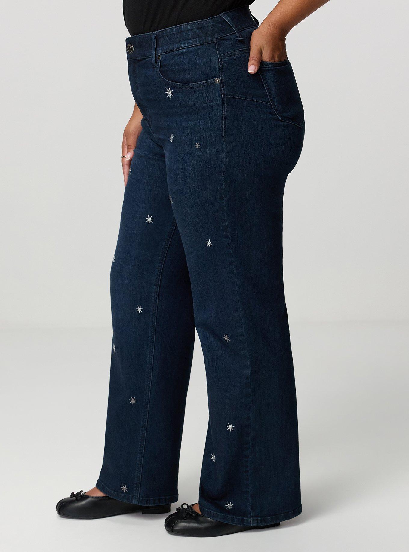 Bombshell Wide Leg High-Rise Jean, MARINA, alternate
