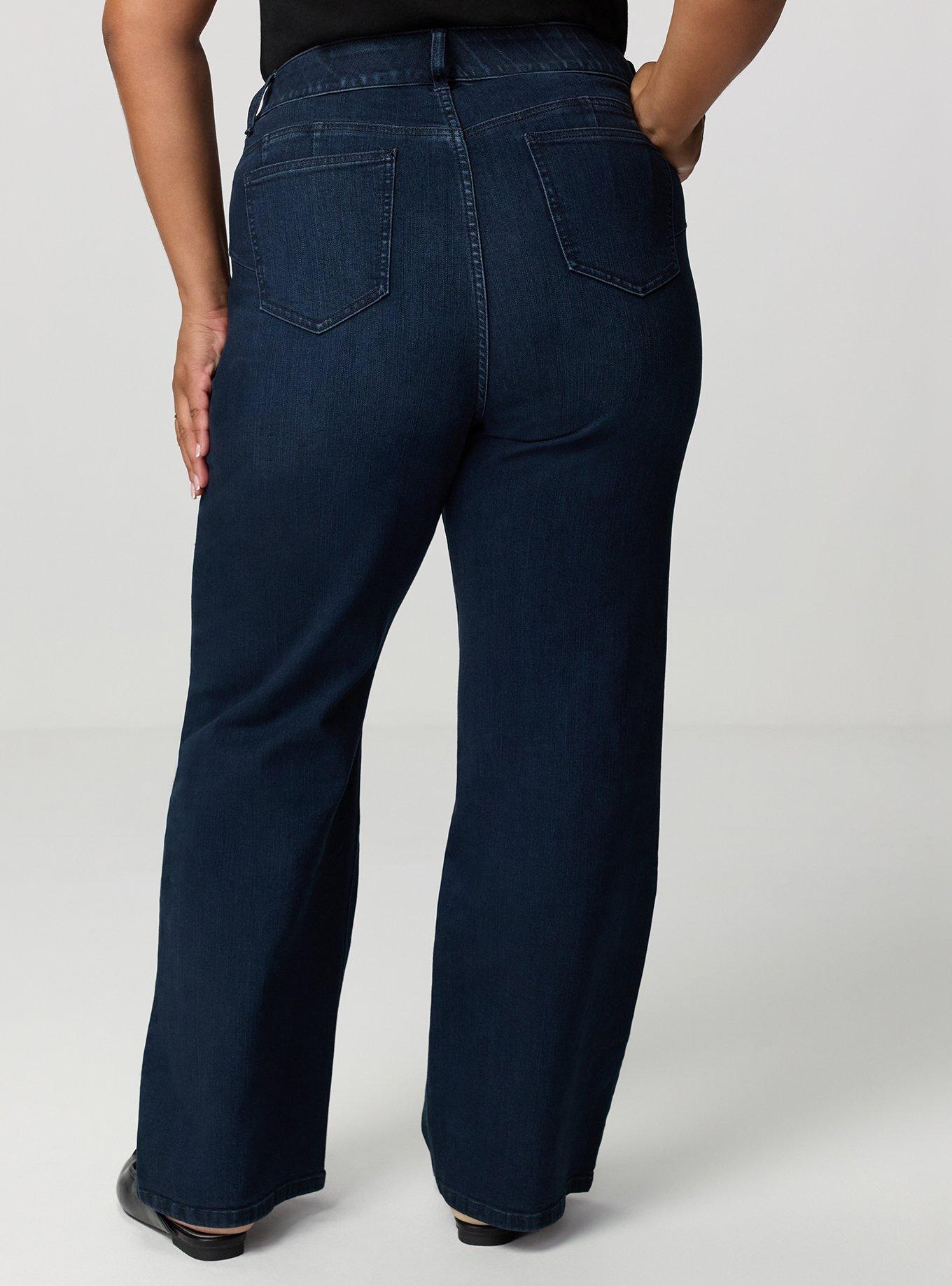 Bombshell Wide Leg High-Rise Jean, MARINA, alternate