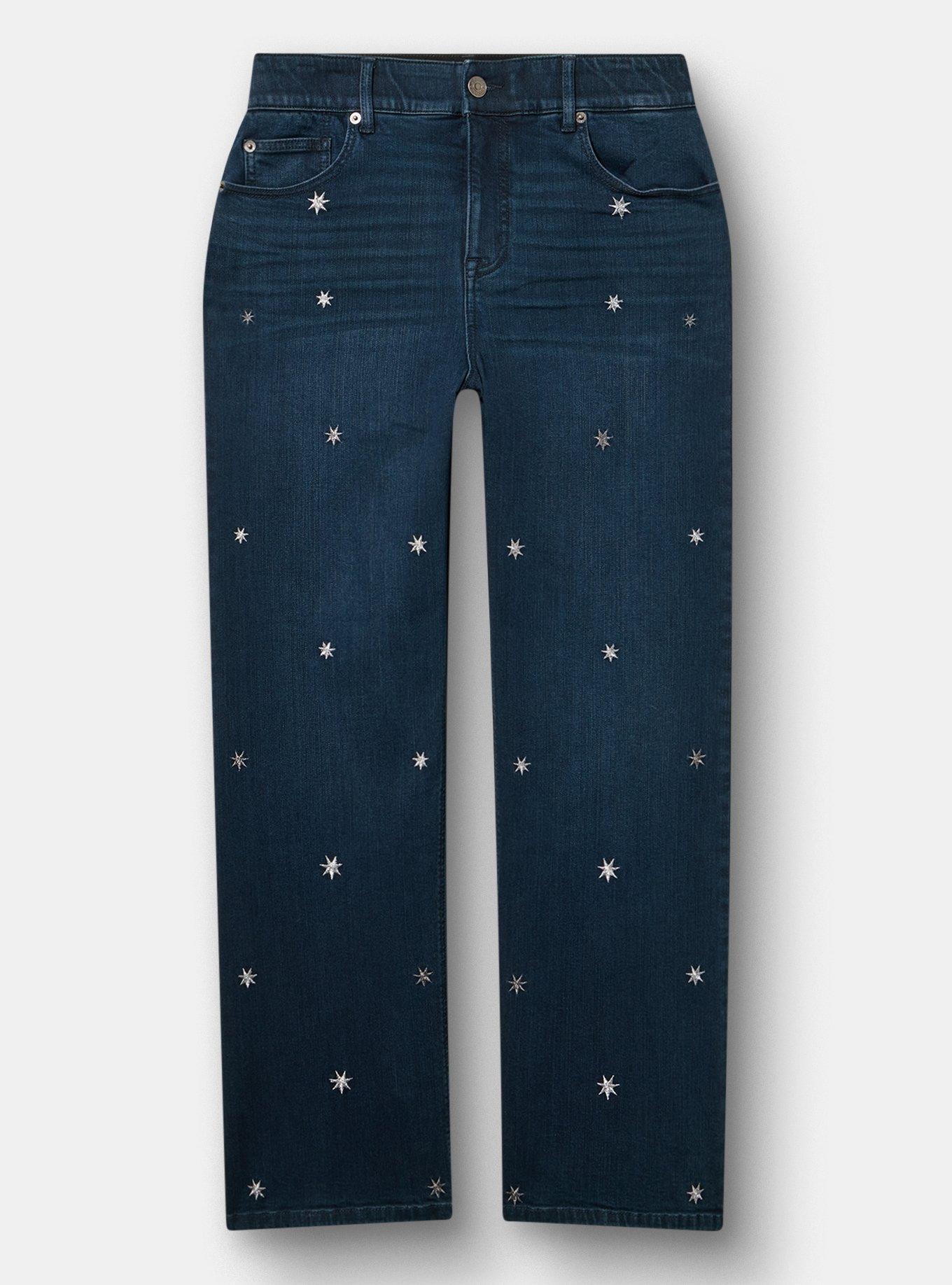 Bombshell Wide Leg High-Rise Jean, MARINA, flat
