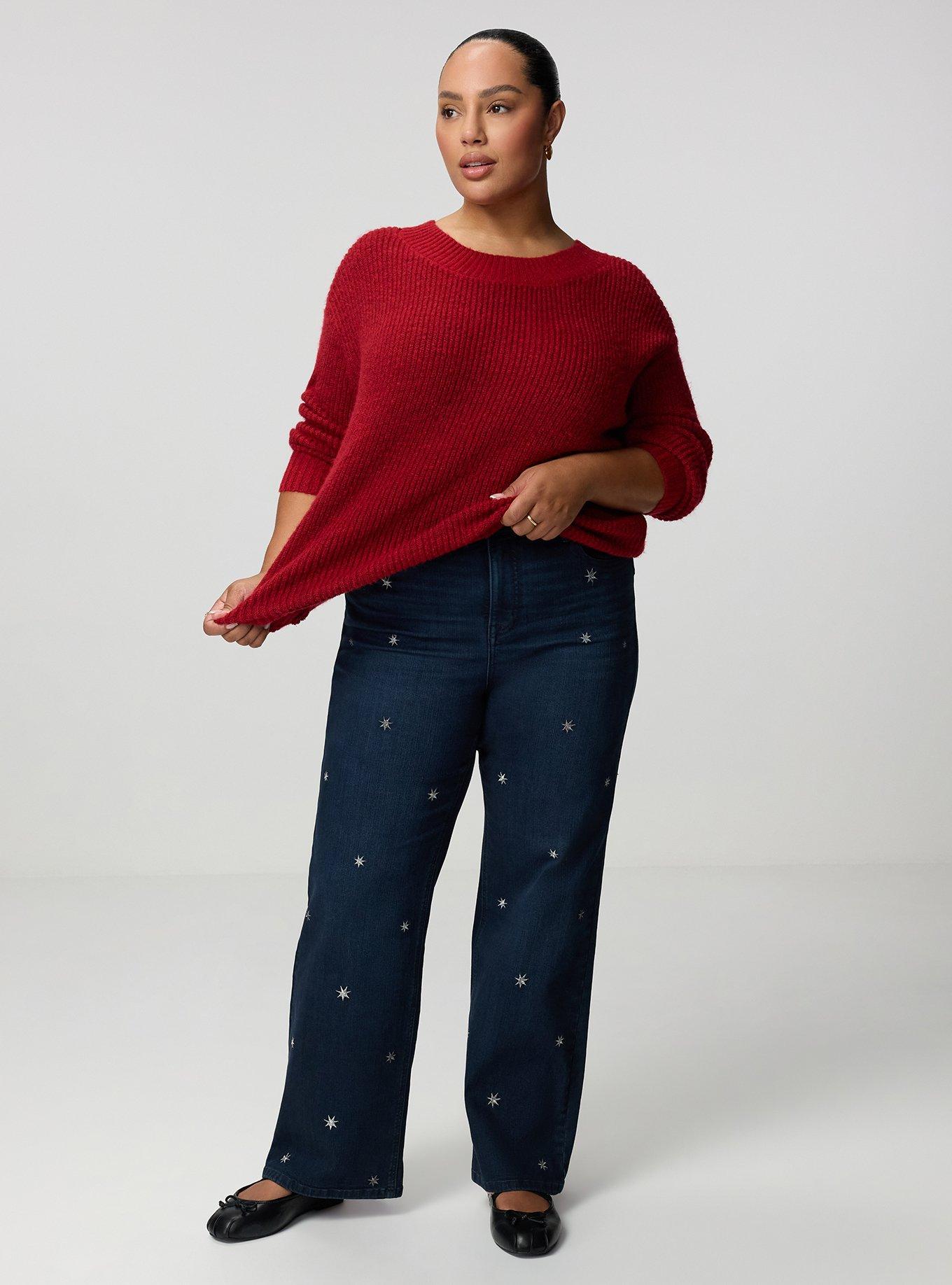Bombshell Wide Leg High-Rise Jean, MARINA, hi-res