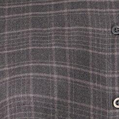 Flannel Longline Shacket, TOWN PLAID GREY, swatch