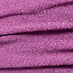 Ruched Keyhole Long Sleeve Top, AMETHYST, swatch