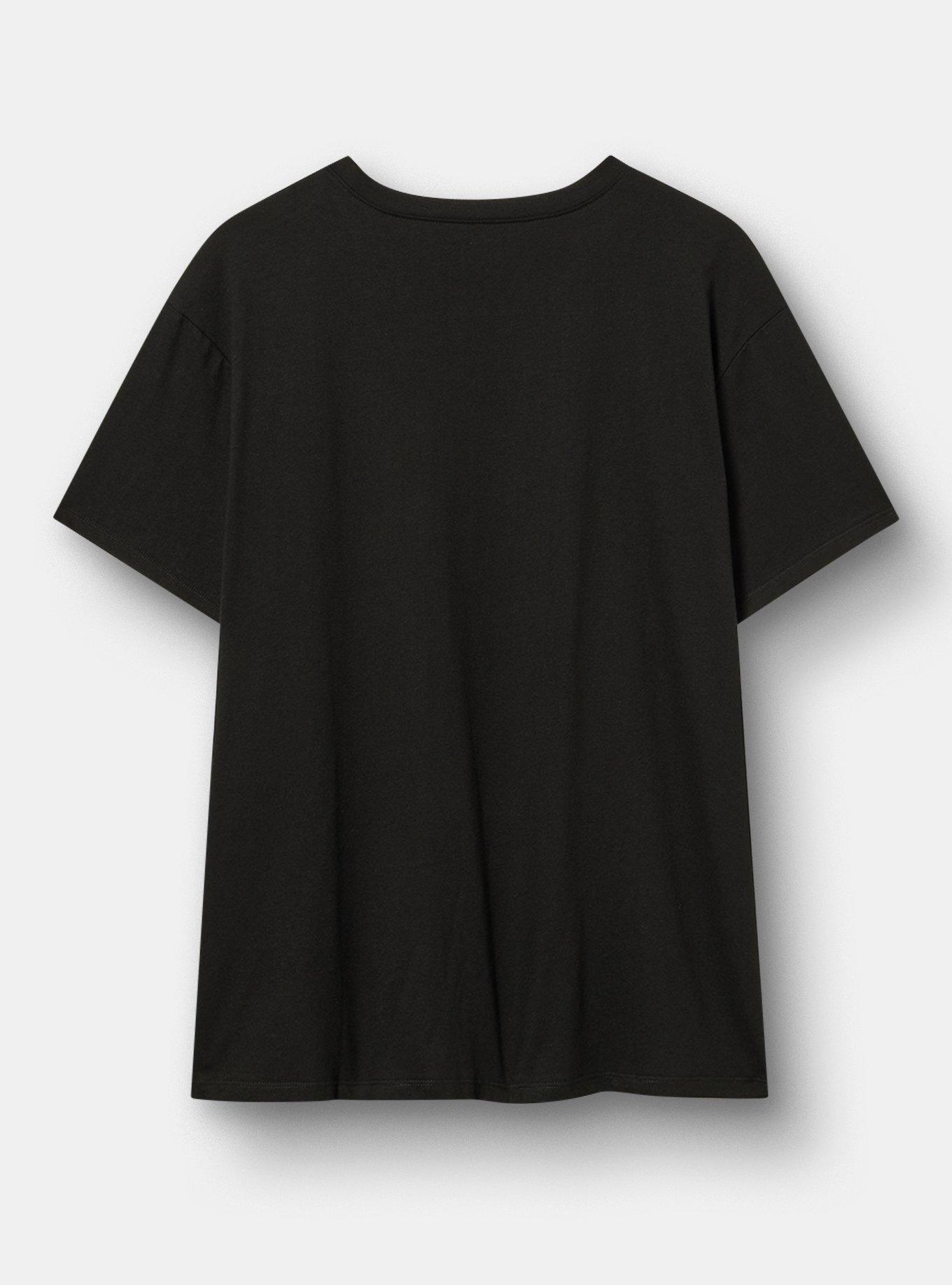 Grateful Dead Relaxed Cotton Crew Tee, DEEP BLACK, alternate