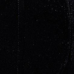 LoveSick Velour Drop Waist Mini Dress, DEEP BLACK, swatch