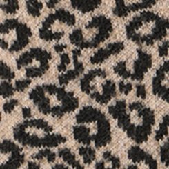 Vegan Cashmere Boyfriend Cardigan, LILS LEOPARD NEUTRAL, swatch