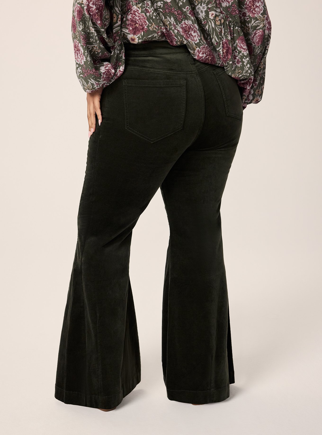 Festi Velveteen Sky High Super Flare Jean, DEEP DEPTHS, alternate