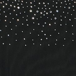 Studio Mesh Rhinestone Bodysuit, DEEP BLACK, swatch