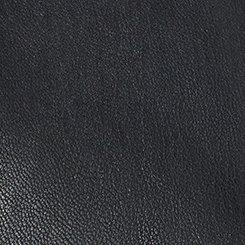Lovesick Faux Leather Pleated Skort, DEEP BLACK, swatch