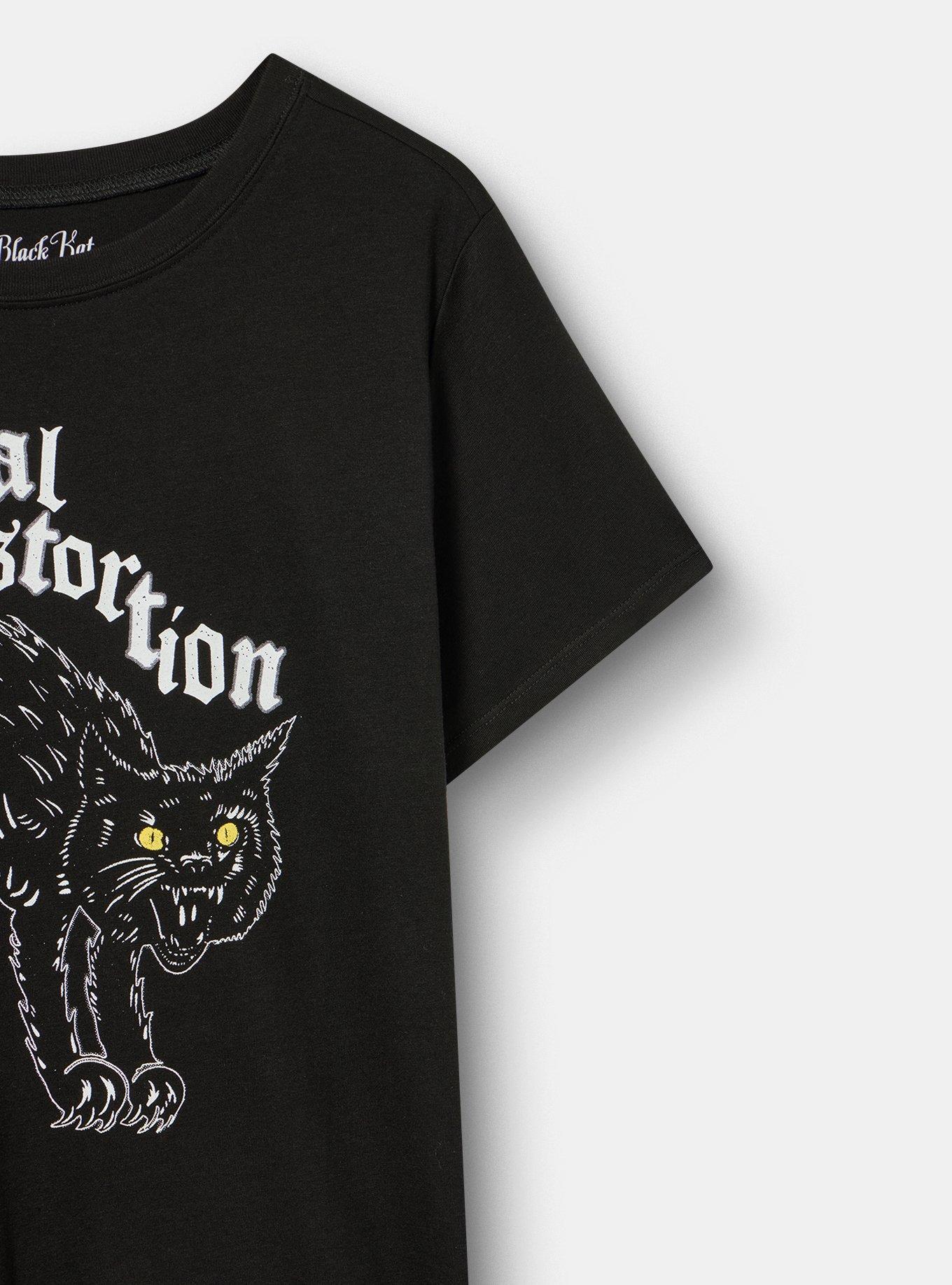 Social Distortion Classic Cotton Crew Tee, DEEP BLACK, alternate