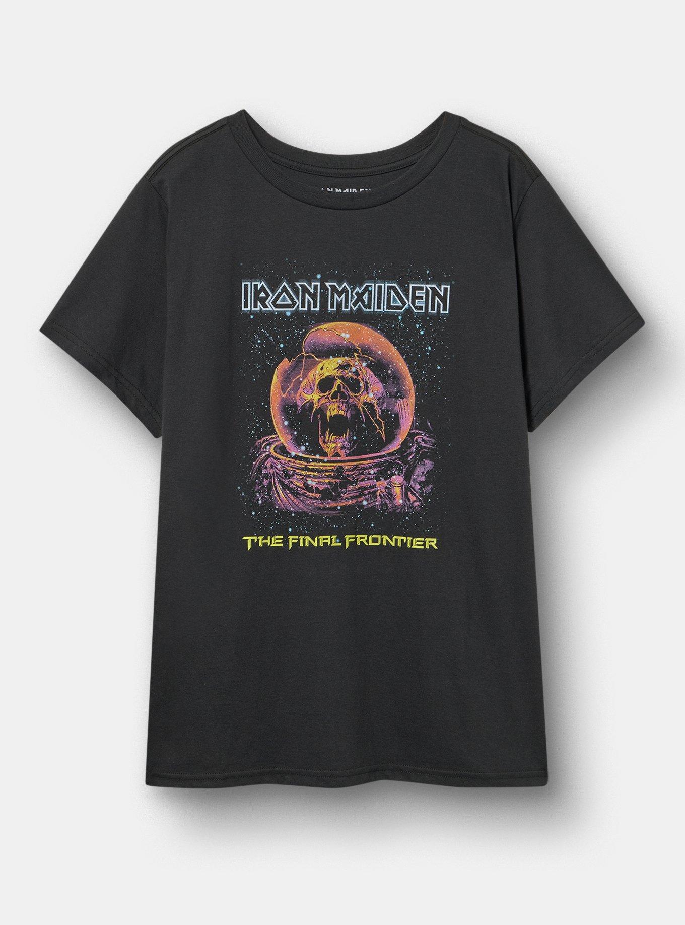 Iron Maiden Classic Cotton Crew Tee, DEEP BLACK, hi-res