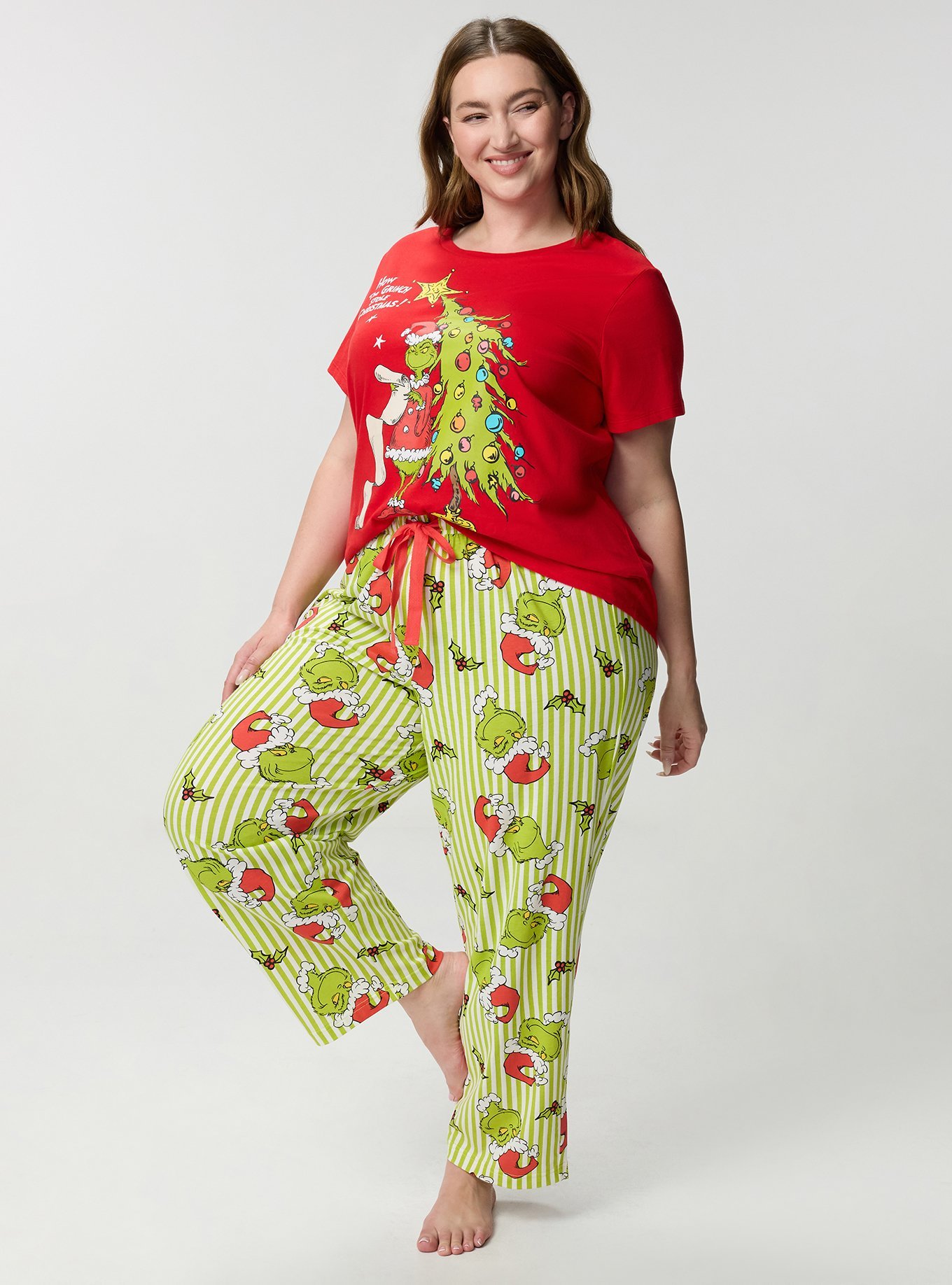 Grinch Lounge Tee, GRINCH LIST GOJI BERRY, alternate