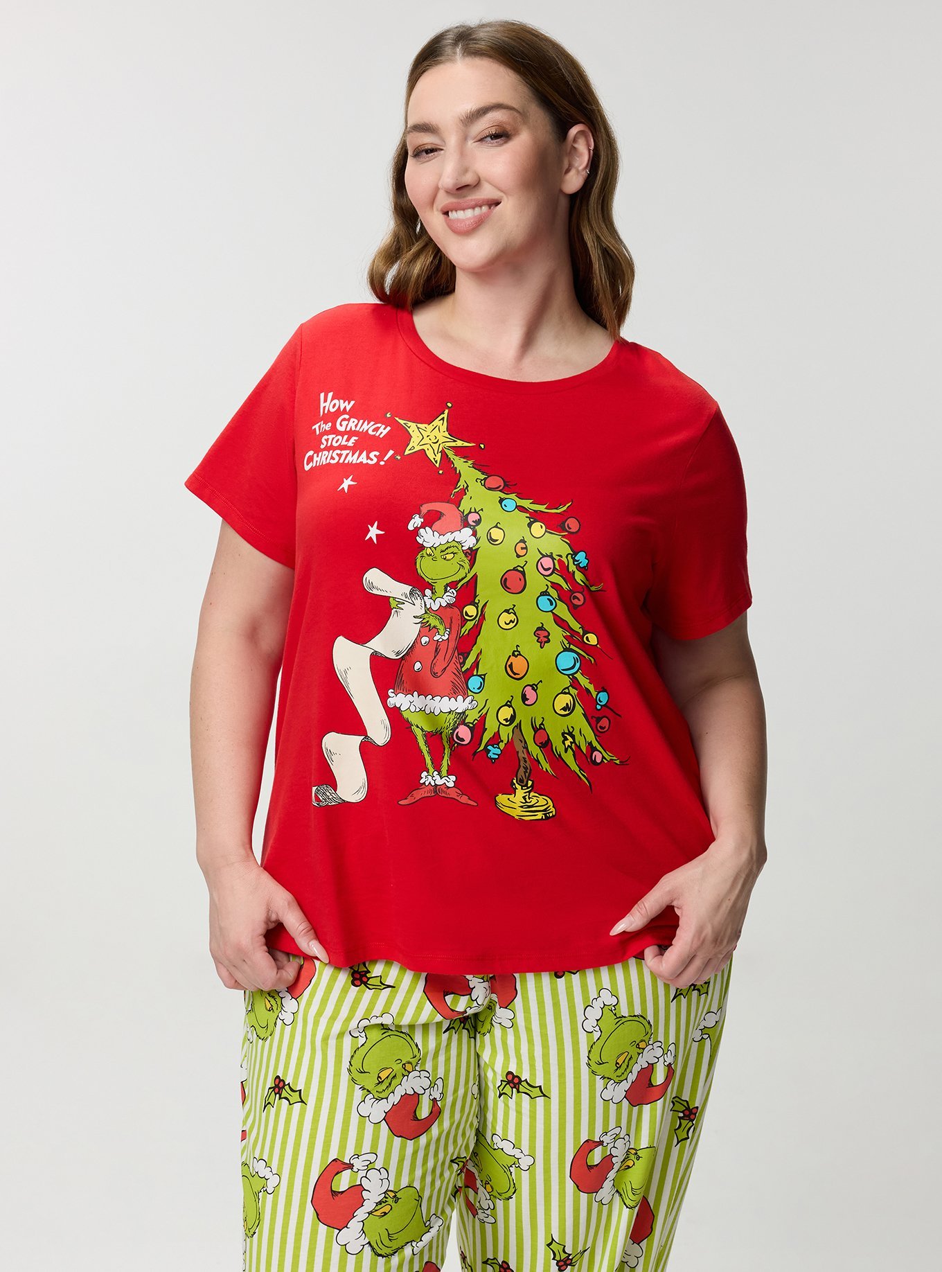 Grinch Lounge Tee, GRINCH LIST GOJI BERRY, hi-res