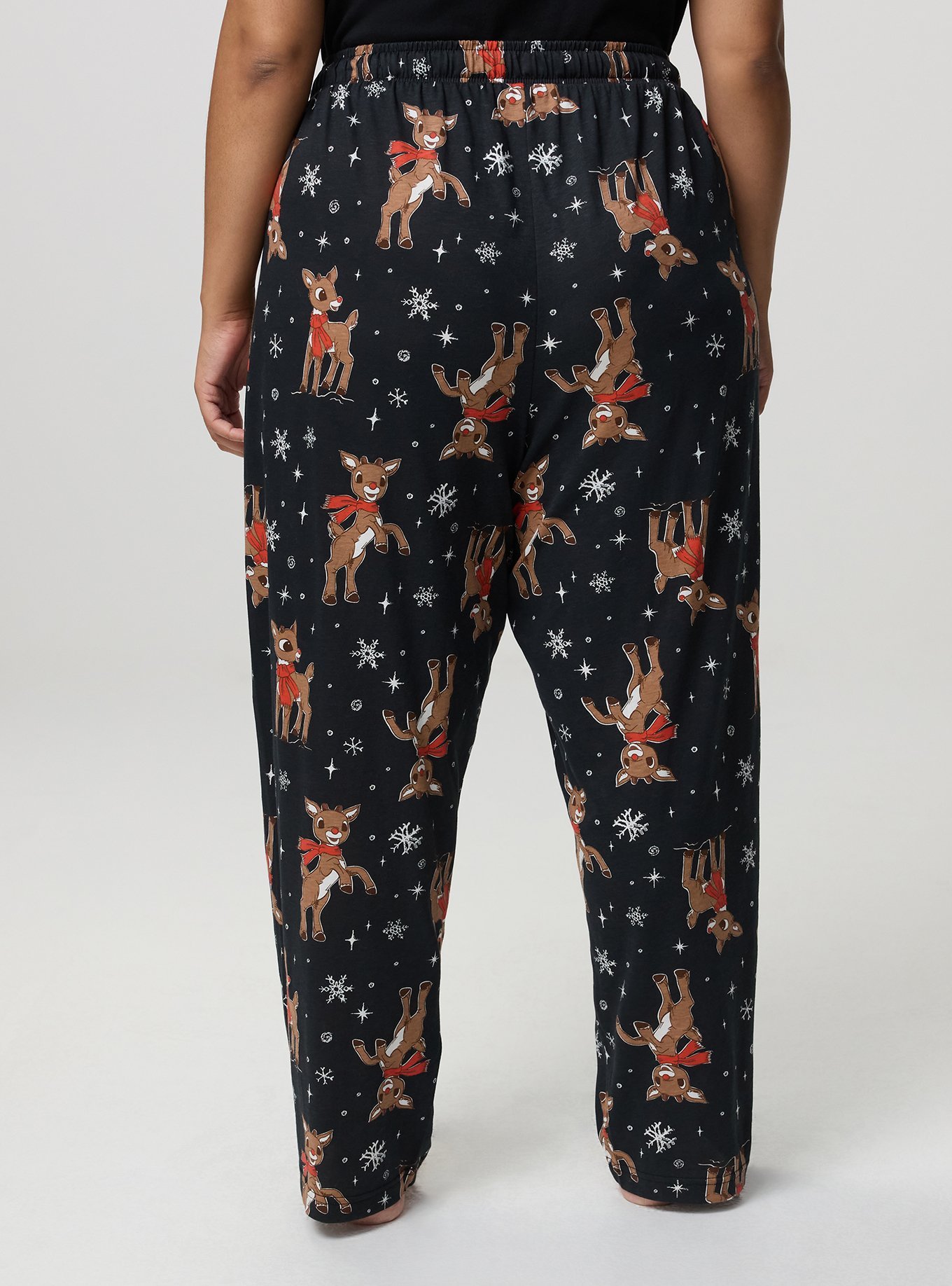 Rudolph Lounge Pant, RUDOLPH SNOWFLAKE JET BLACK, alternate