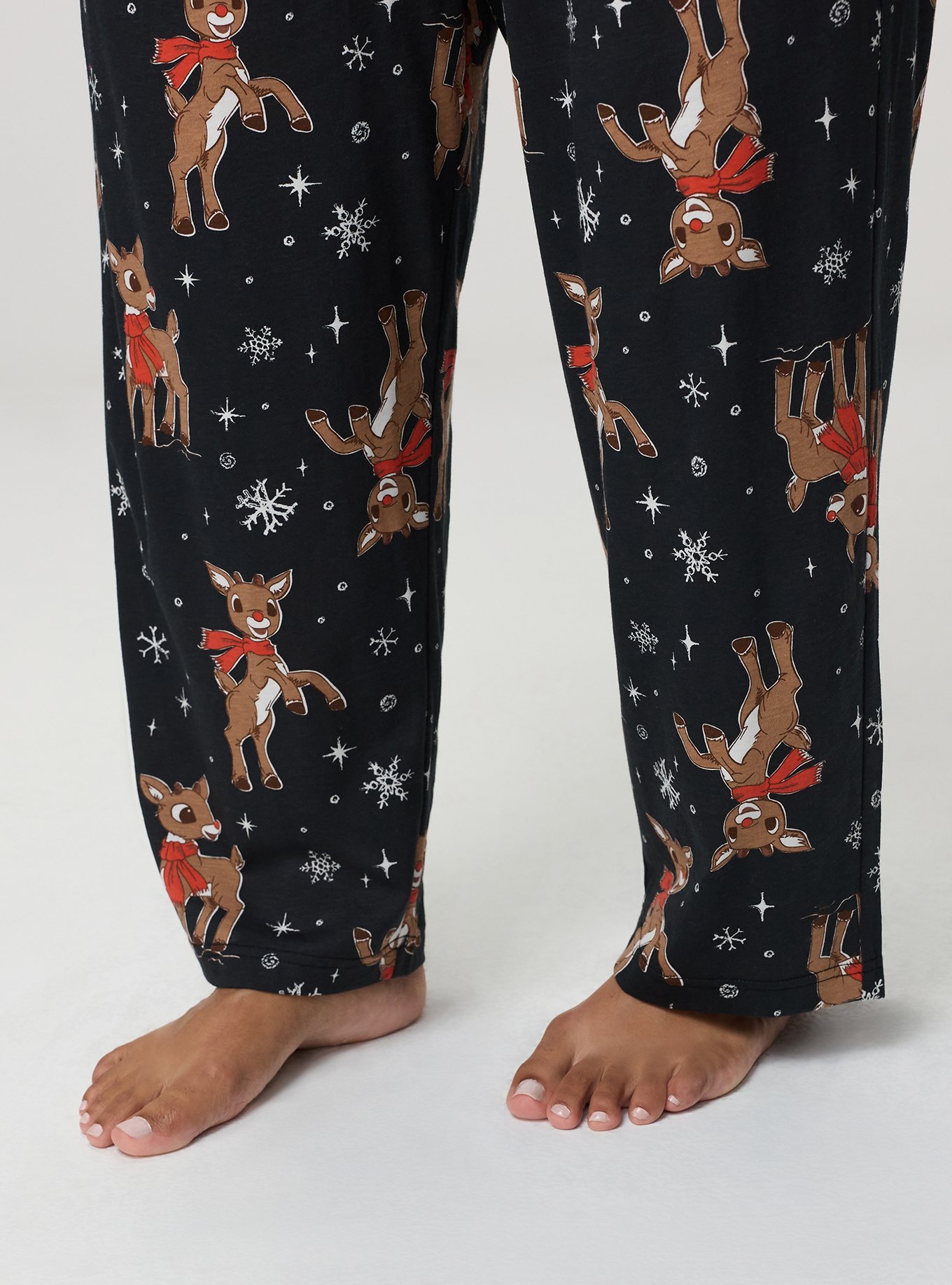 Rudolph Lounge Pant, RUDOLPH SNOWFLAKE JET BLACK, alternate