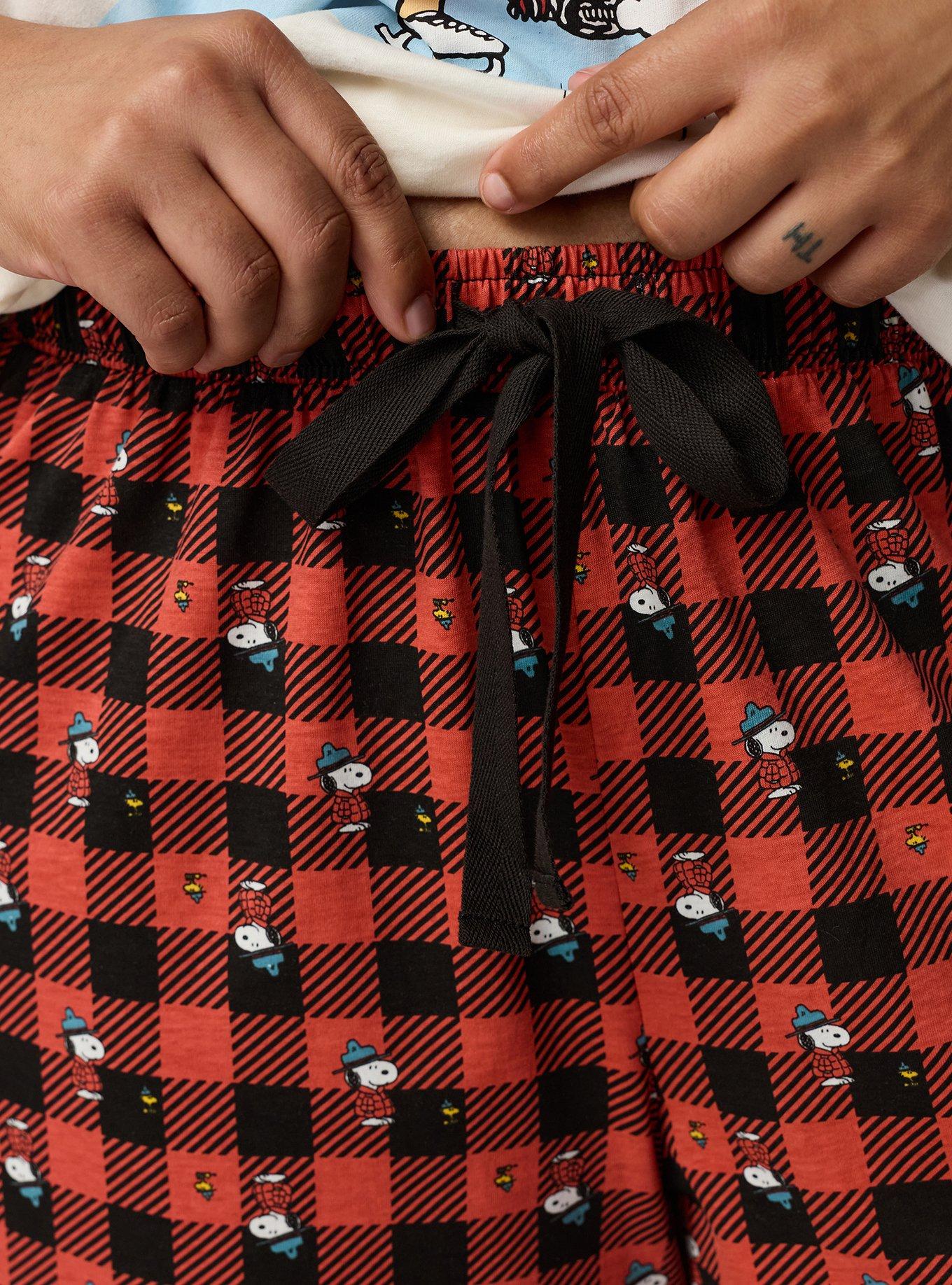 Peanuts Winter Lounge Pant, SNOOPY WOODSTOCK PLAID, alternate