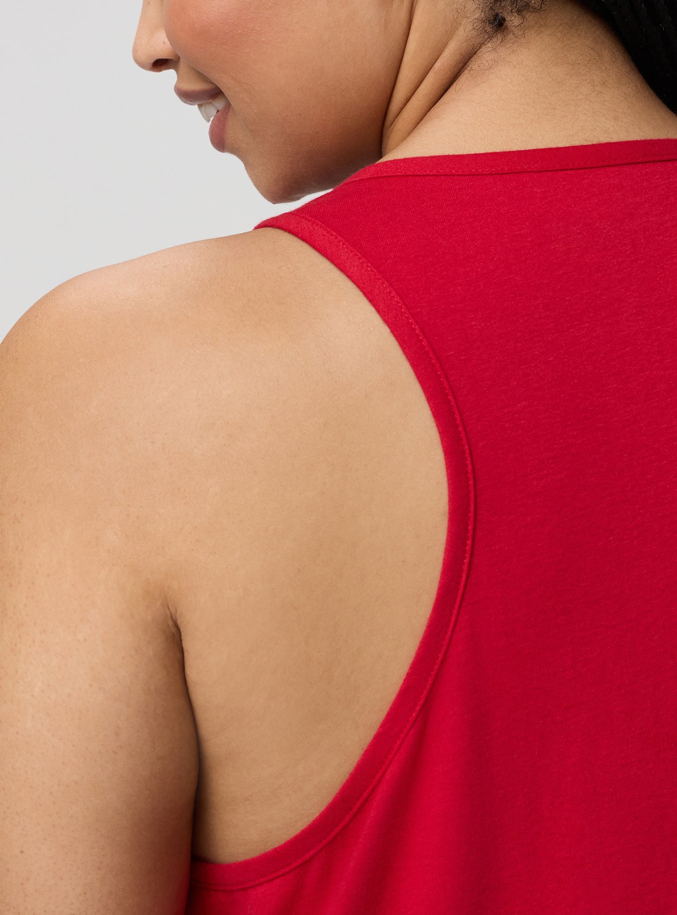 Stitch Lounge Tank, MERRY STITCHMAS SANTA JESTER RED, alternate