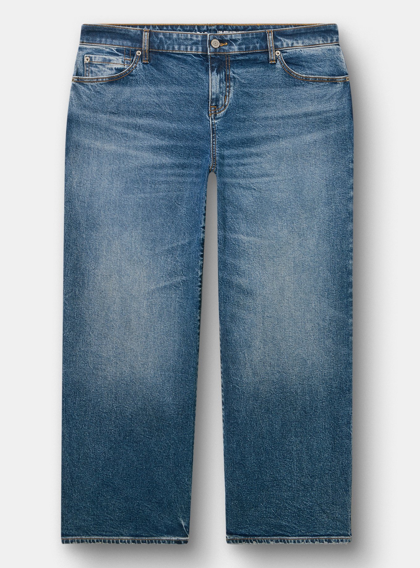 Low Rise Ultra Loose Jean, GO OFF, flat