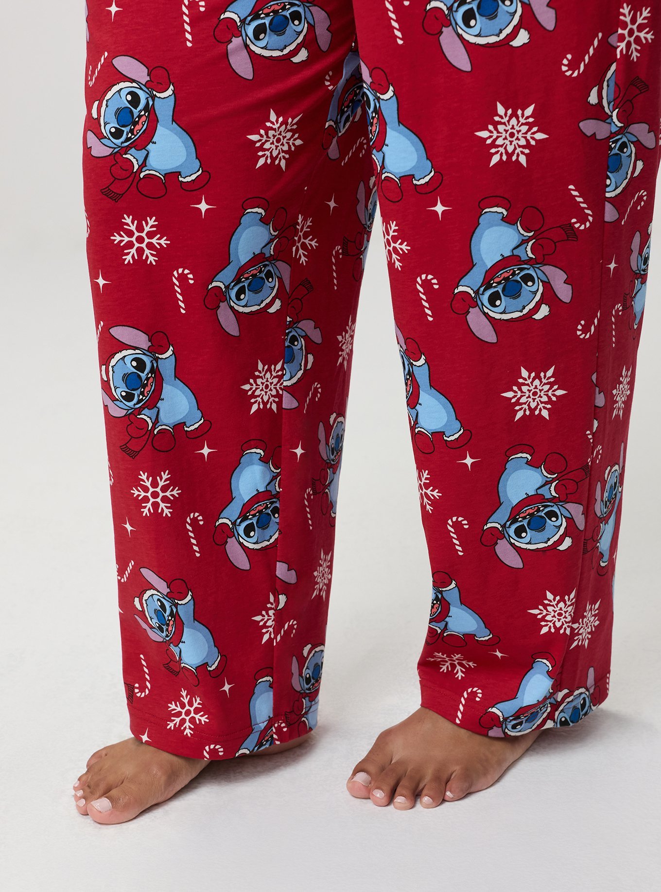 Stitch Lounge Pant, STITCH SANTA JESTER RED, alternate