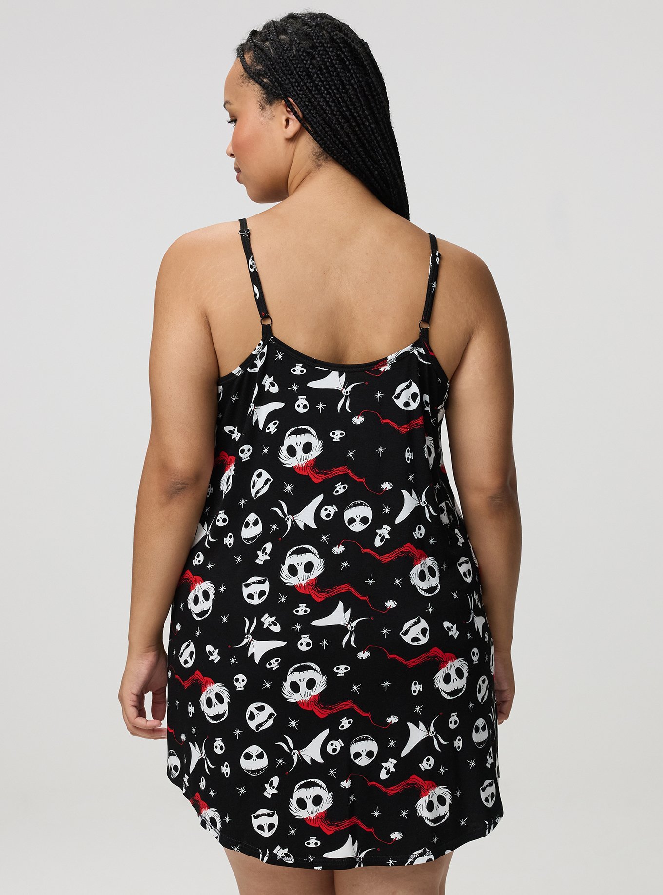 Jack Skellington Lounge Gown, CHRISTMAS JACK JET BLACK, alternate