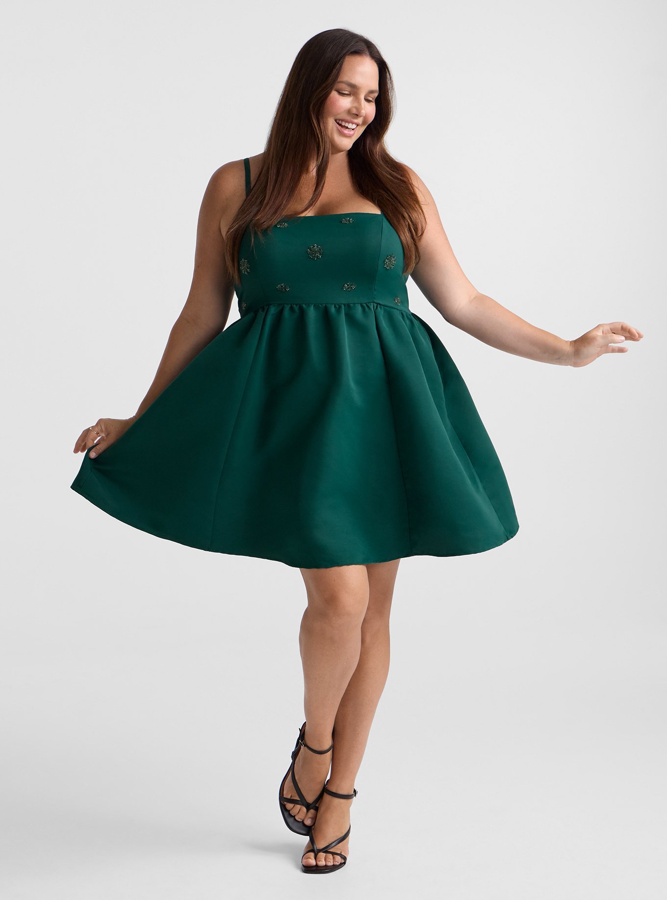 Belle Isle Jewel Babydoll Mini Dress