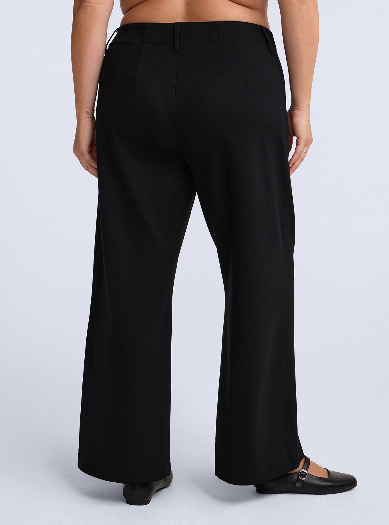 Belle Isle Ponte Patch Pocket Pant, DEEP BLACK, alternate