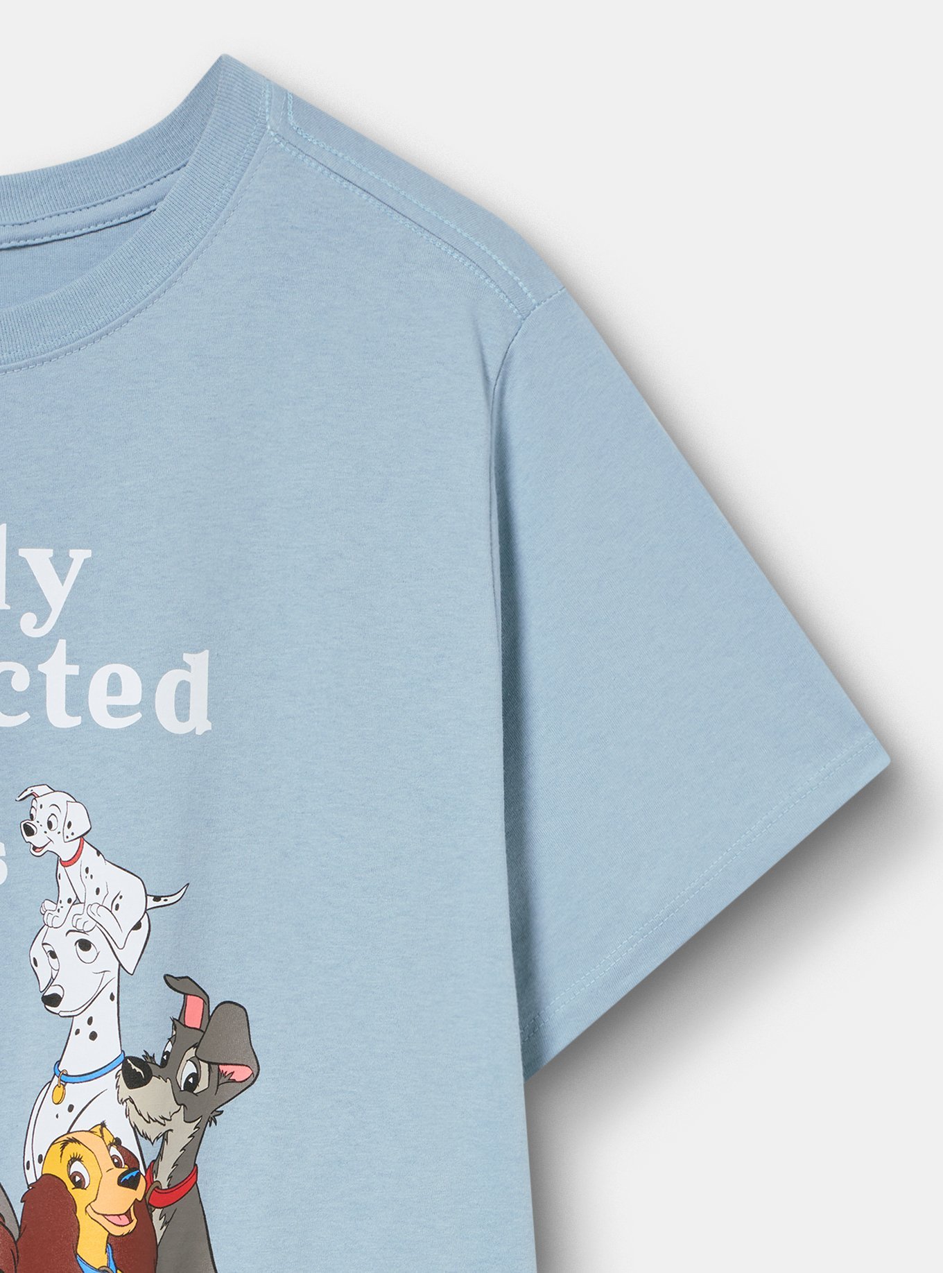 Disney Dogs Classic Cotton Crew Tee, BLUE, alternate