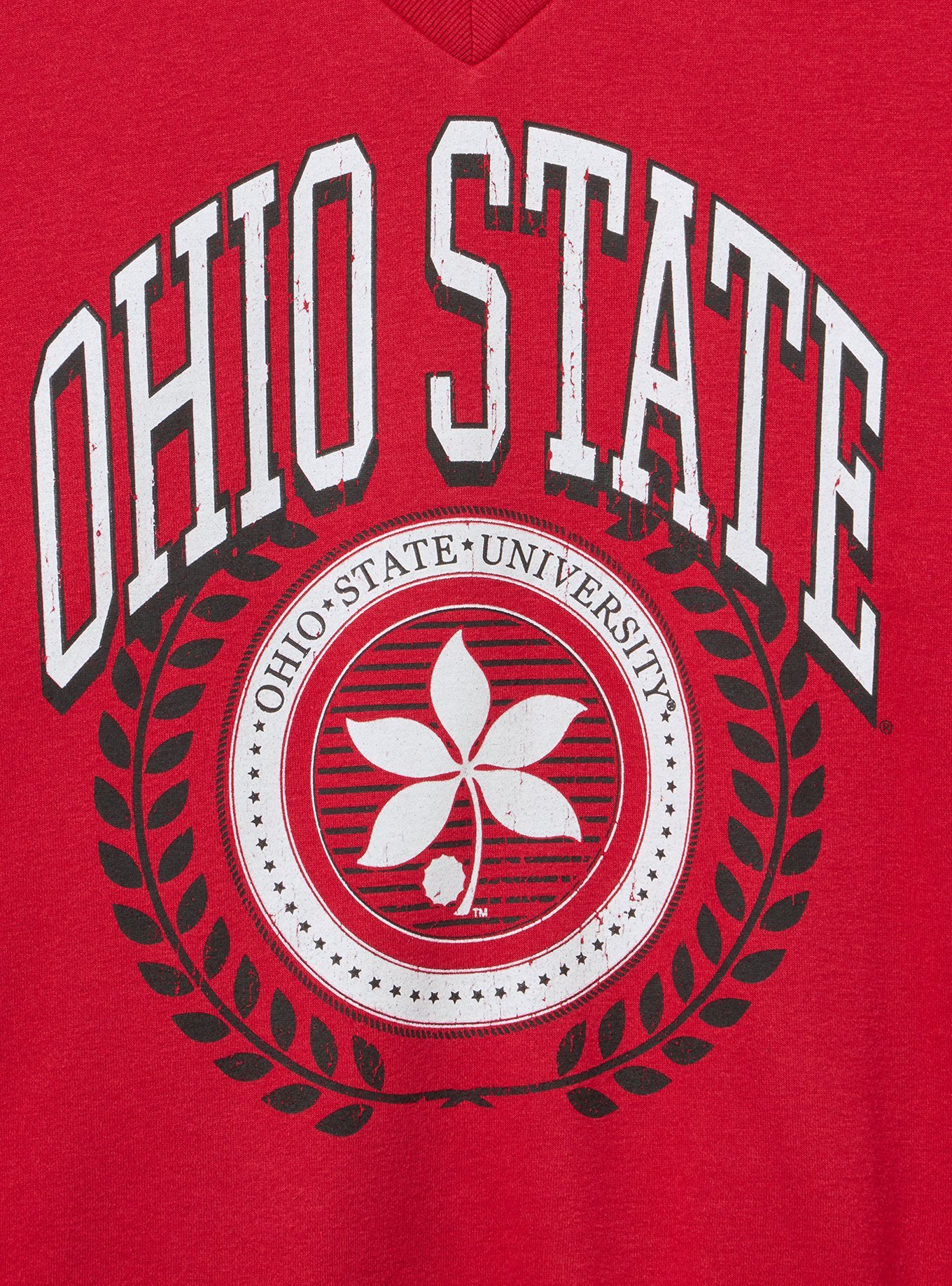 Ohio State Fleece Sweatshirt, RED, alternate