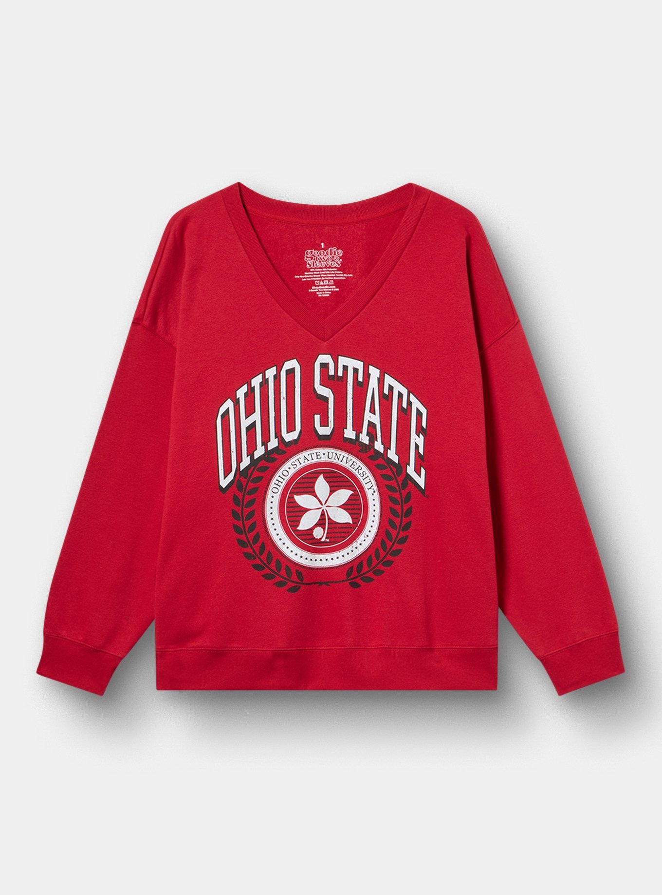 Ohio State Fleece Sweatshirt, RED, hi-res