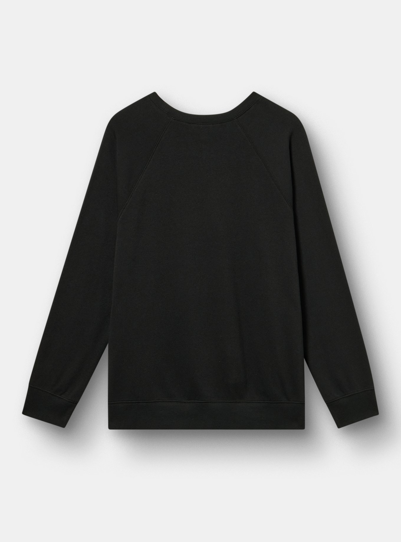 Relaxed Cozy Fleece Sweatshirt, FADED SKULL STONES DEEP BLACK, alternate