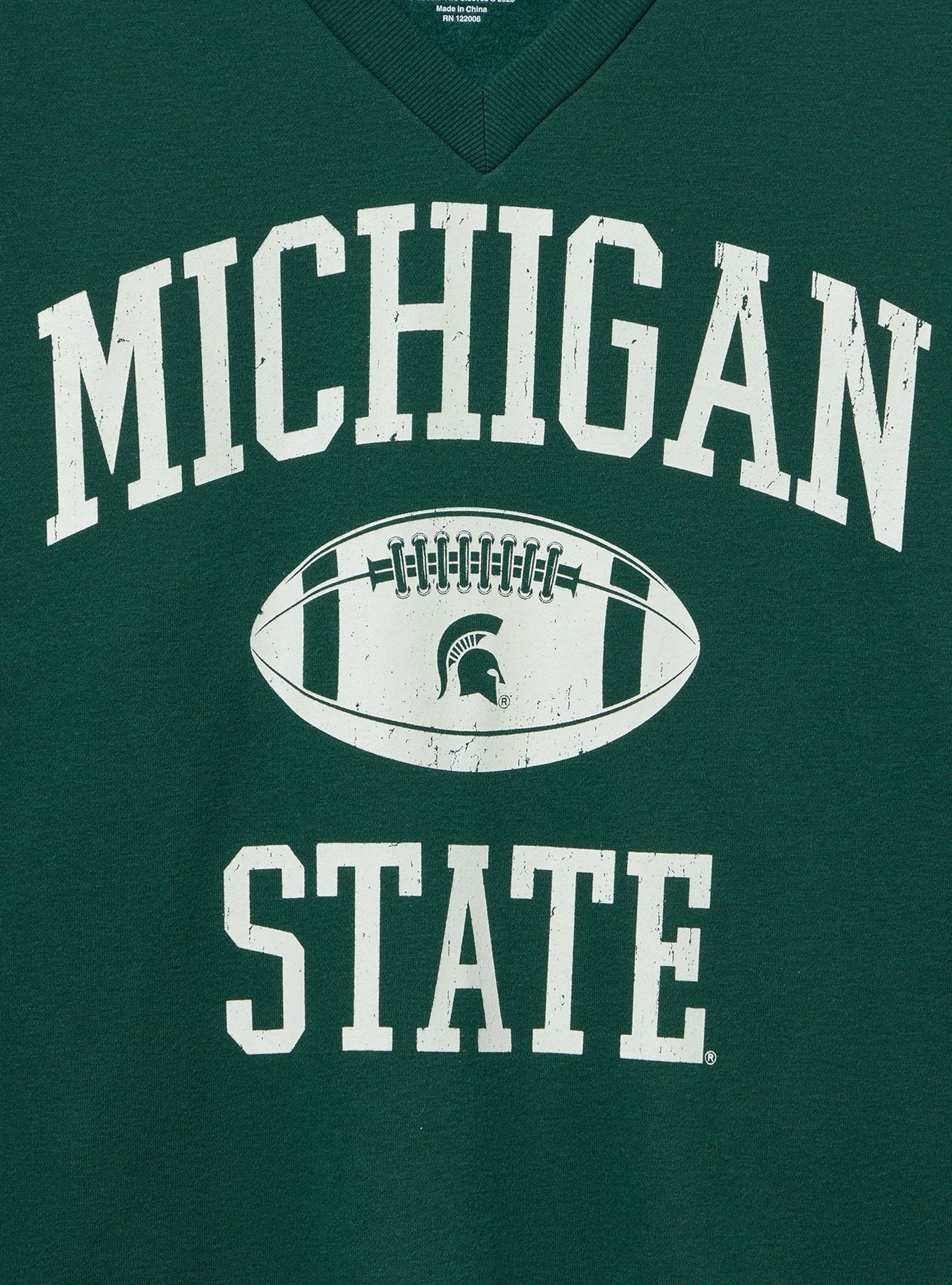 Michigan State Fleece Sweatshirt, GREEN, alternate