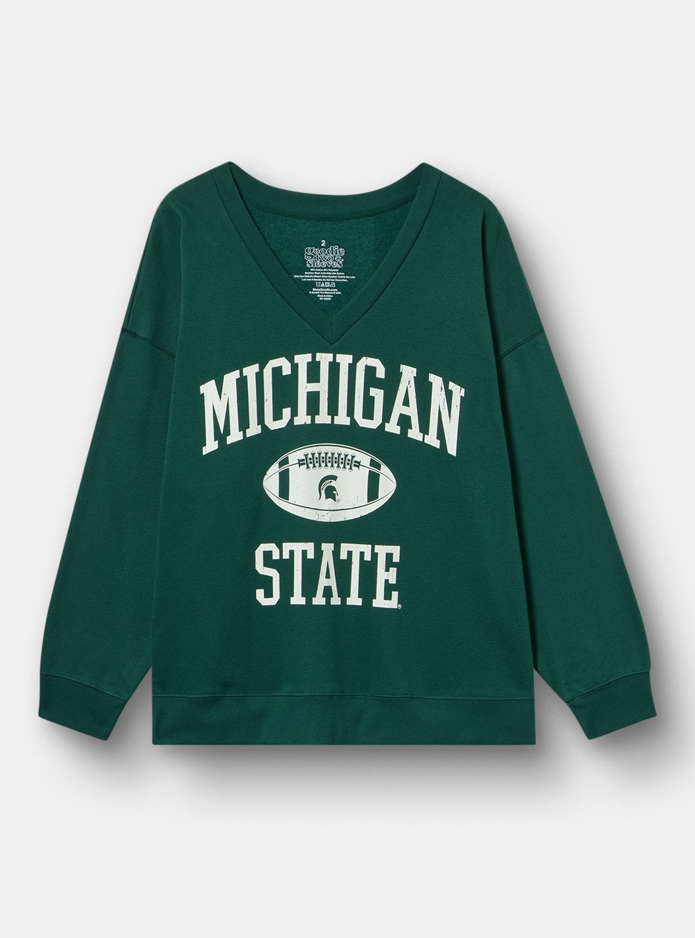 Michigan State Fleece Sweatshirt, GREEN, hi-res