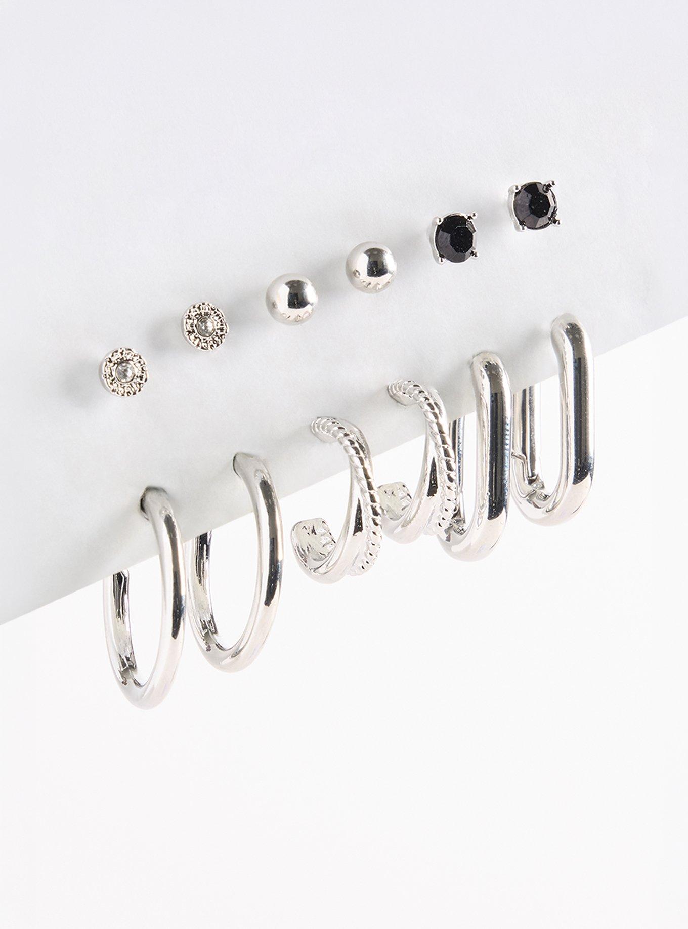 Post Hoop Earring Set, , hi-res
