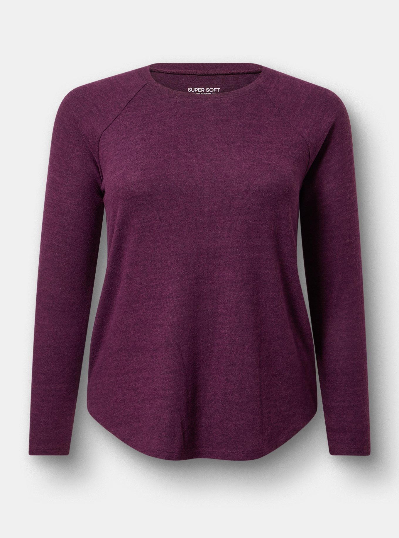 Super Soft Plush Raglan Tee, WINTER BLOOM, hi-res