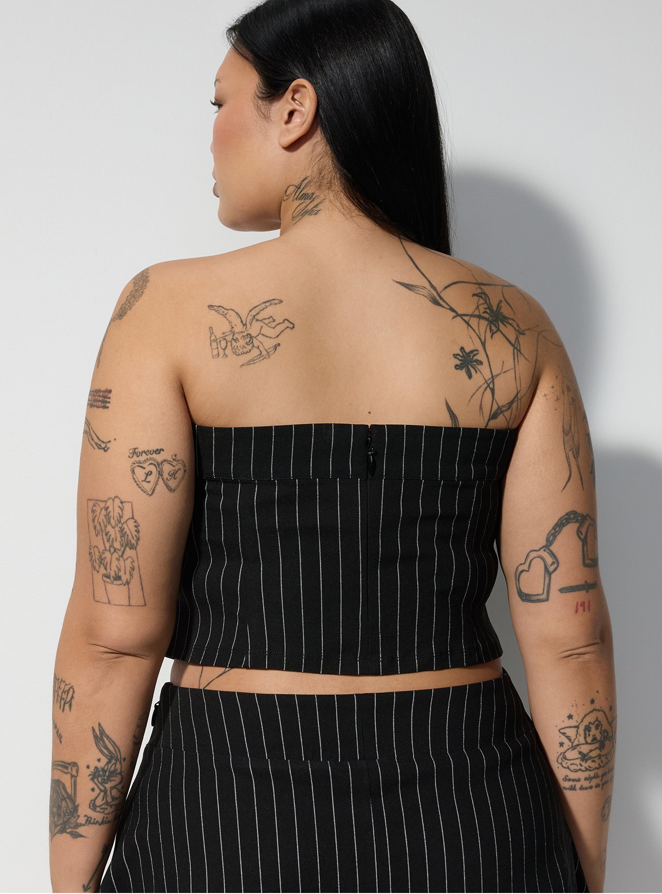 Plus Size - LoveSick Pearl Heart Tube Top - Torrid