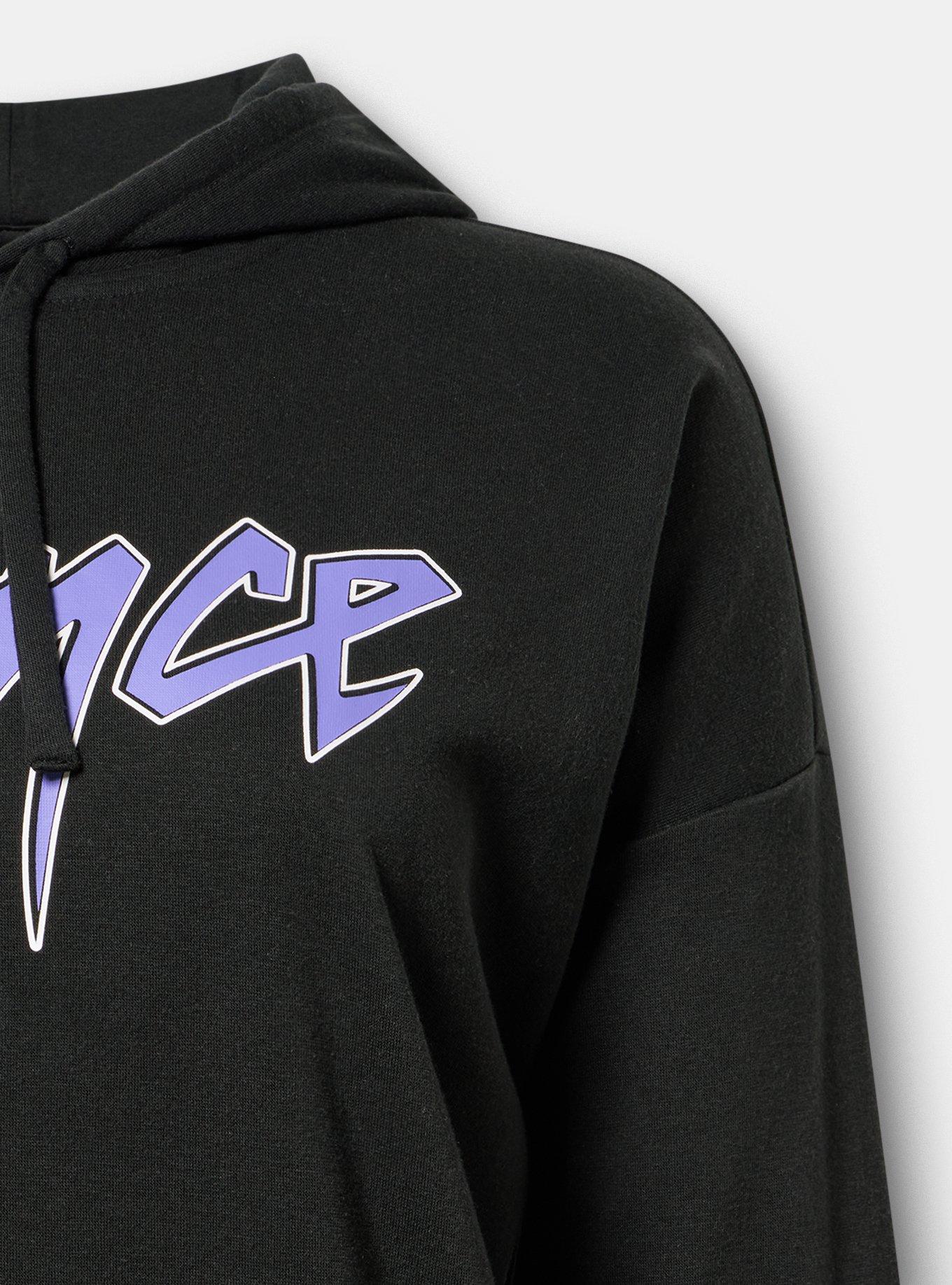 Prince Fleece Hoodie, DEEP BLACK, alternate