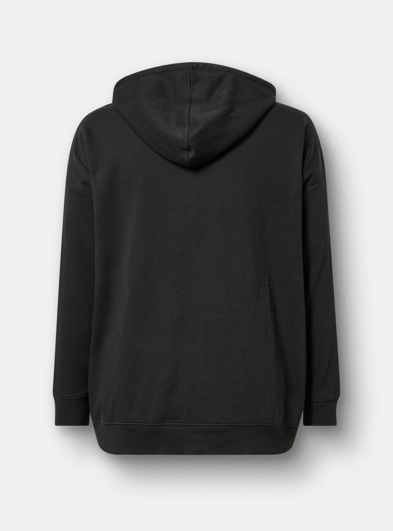 Prince Fleece Hoodie, DEEP BLACK, alternate