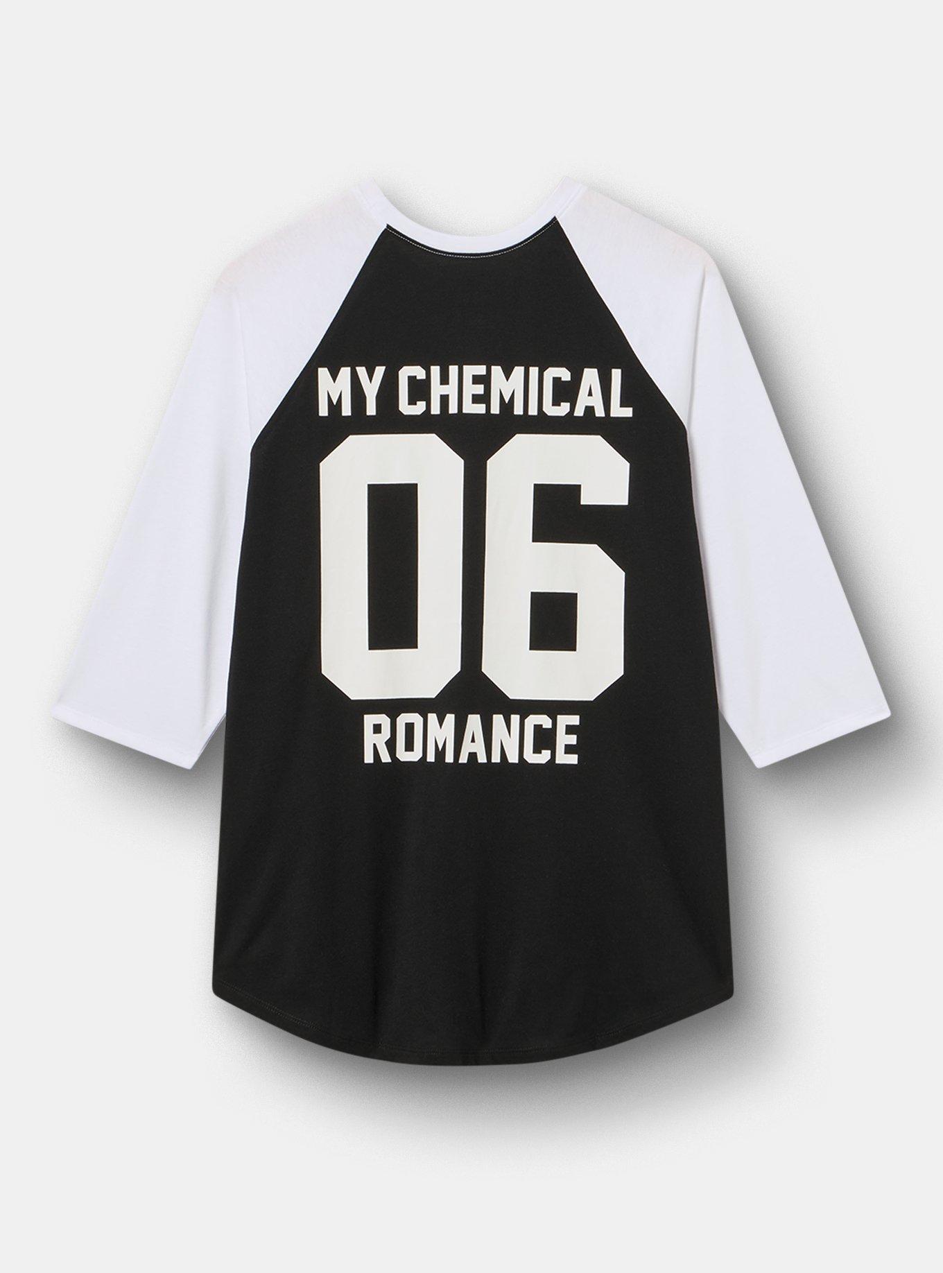 My Chemical Romance Cotton Raglan Tee, DEEP BLACK, alternate