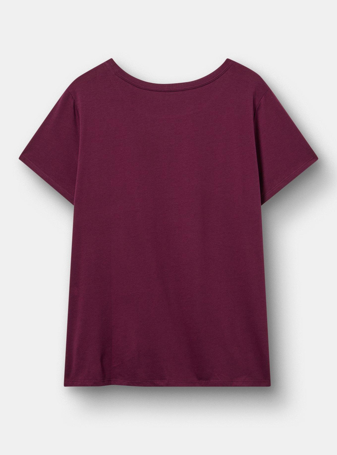 Labyrinth Classic Cotton Crew Tee, POTENT PURPLE, alternate