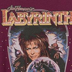 Labyrinth Classic Cotton Crew Tee, POTENT PURPLE, swatch