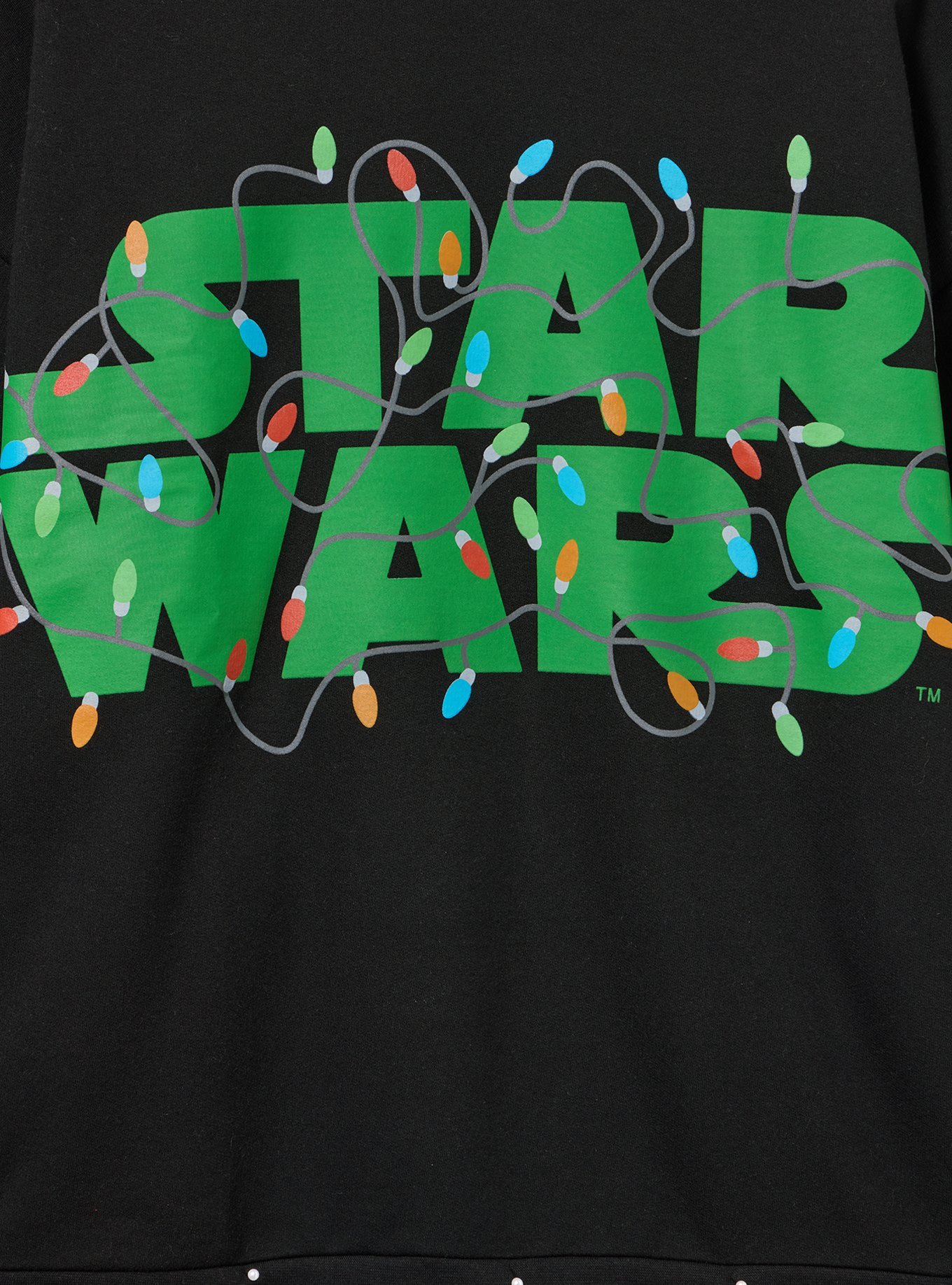 Star Wars Christmas Fleece Sweatshirt, DEEP BLACK, alternate