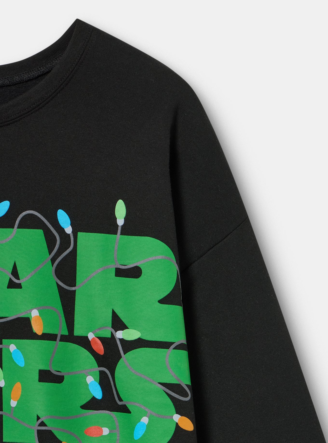 Star Wars Christmas Fleece Sweatshirt, DEEP BLACK, alternate